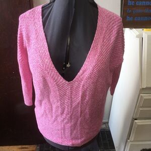 Express v-neck oversized/slouchy sweater